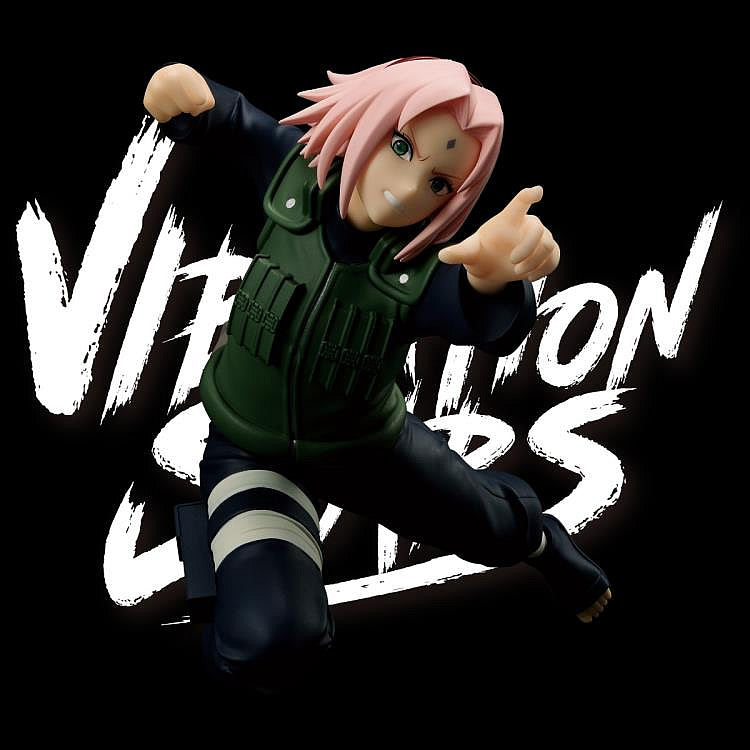 Sakura Haruno II Vibration Stars Naruto Shippuden Figure Banpresto Bandai