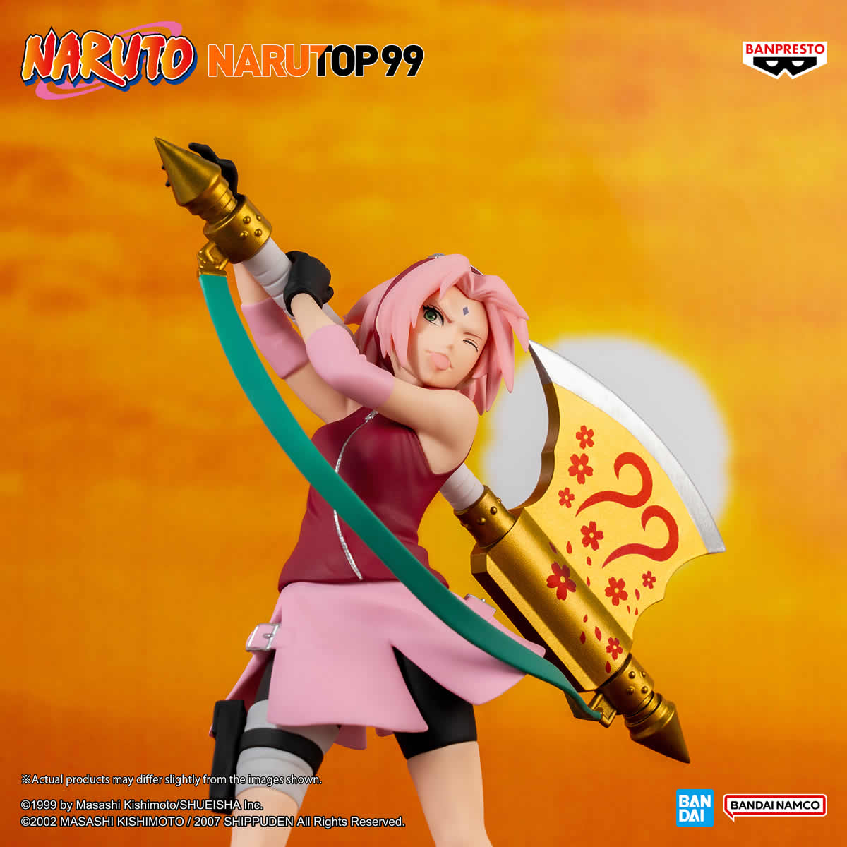 Sakura Haruno Narutop99 Naruto Shippuden Figure Banpresto Bandai