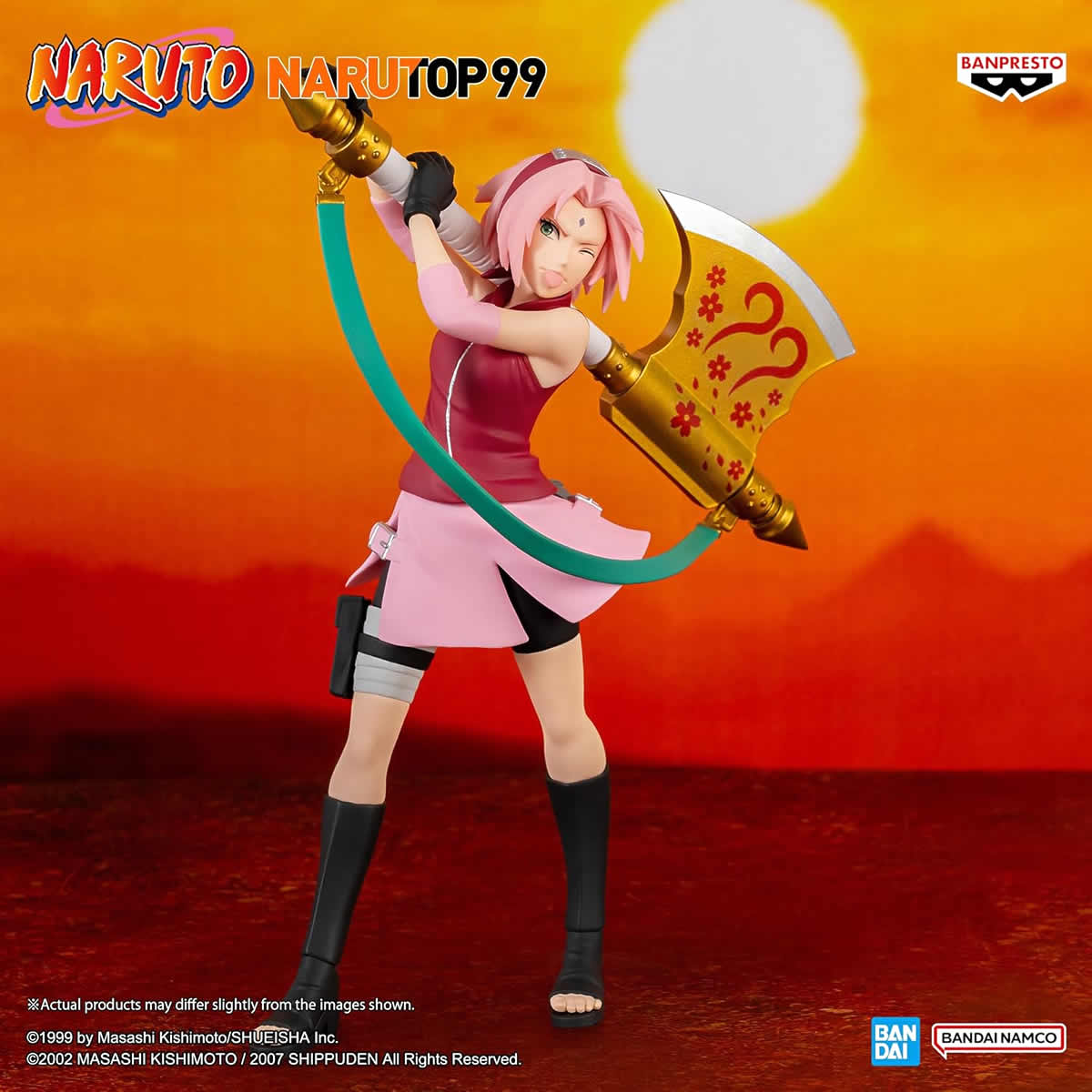 Sakura Haruno Narutop99 Naruto Shippuden Figure Banpresto Bandai