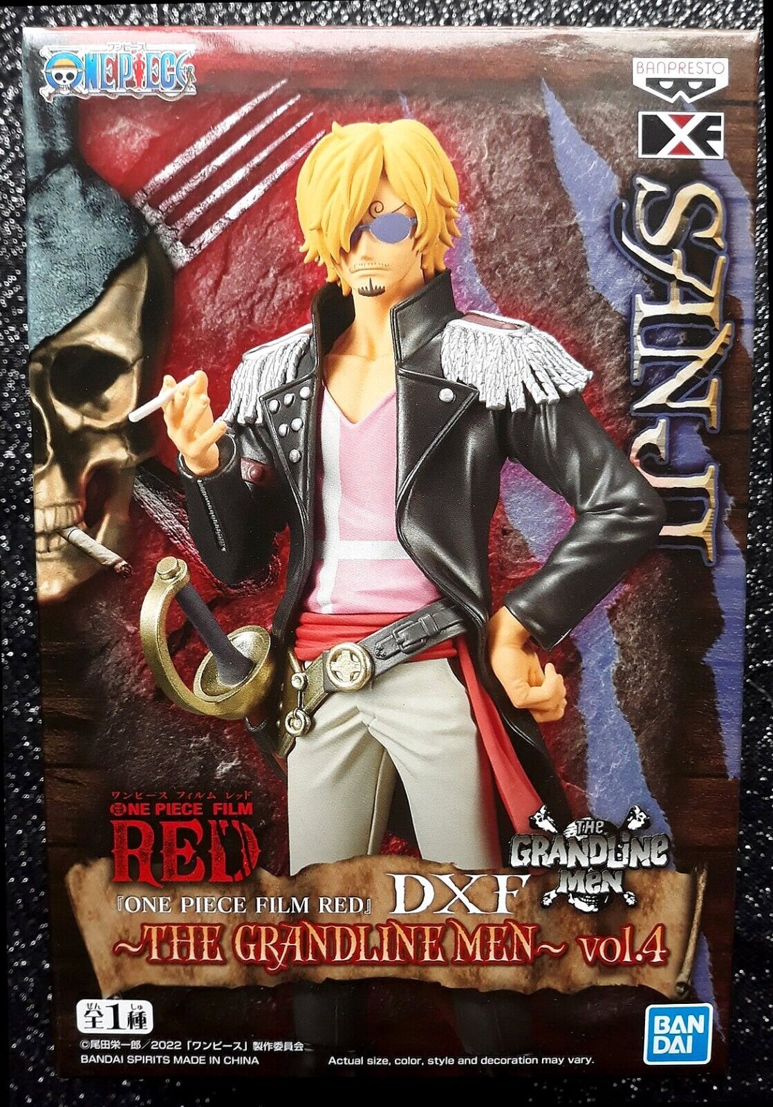 Sanji Vol. 4 One Piece DXF Figure The Grandline Men Film Red by Banpresto