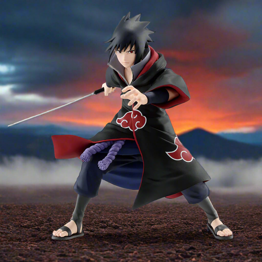Sasuke Uchiha IV Vibration Stars Naruto Shippuden Figure Banpresto Bandai