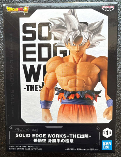 Son Goku Ultra Instinct Solid Edge Works Dragon Ball Super Figure Banpresto Bandai