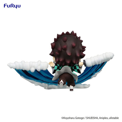 Tanjiro Kamado Hold Figure (Water Ver.) from Demon Slayer Kimetsu No Yaiba FuRyu