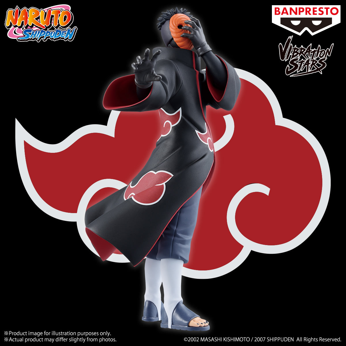 Tobi Vibration Stars (Obito Uchiha) Naruto Shippuden Figure Banpresto Bandai